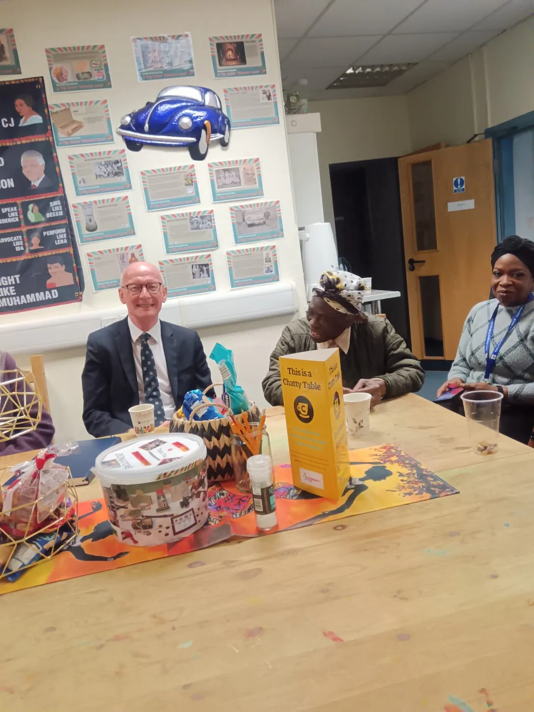 MP Pat McFadden Visits Wolverhampton Wellbeing Hub for Black History Month & World Mental Health Day 