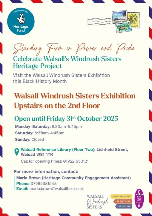 The Walsall Windrush Sisters Exhibition