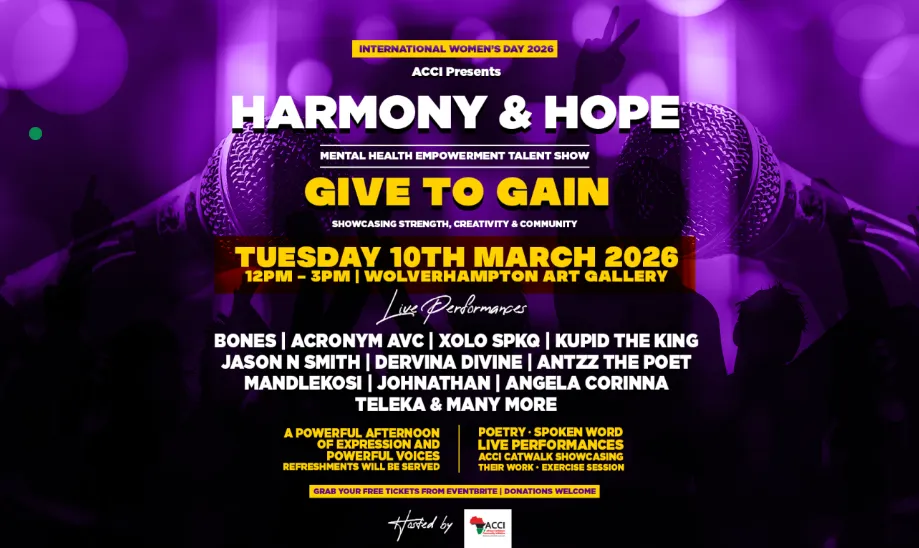 International Women’s Day 2026: ACCI Presents “Harmony & Hope” at Wolverhampton Art Gallery