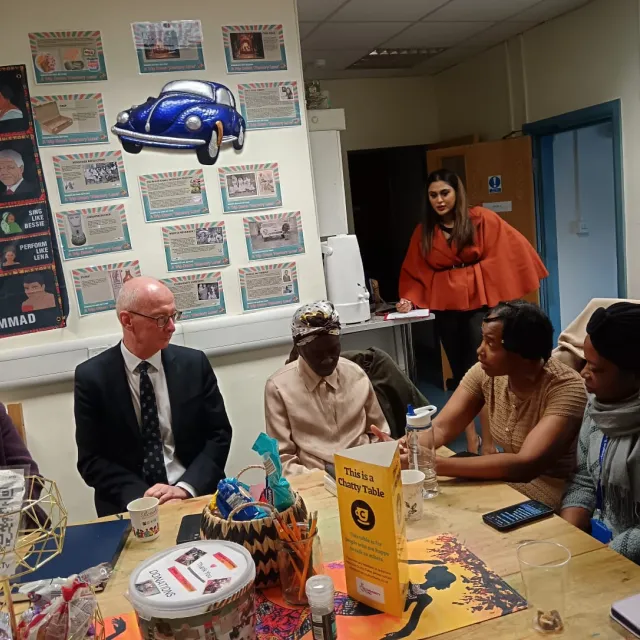 MP Pat McFadden Visits Wolverhampton Wellbeing Hub for Black History Month & World Mental Health Day 