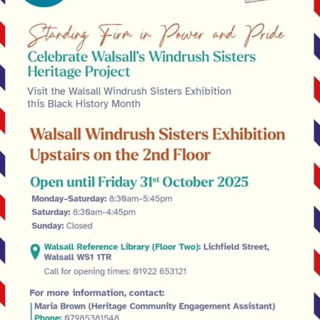 The Walsall Windrush Sisters Exhibition